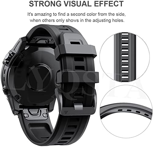 הפסקת שחרור מהיר של סיליקון רצועת Watchband עבור Garmin Instinct 2 fenix 7 7x 6 6x pro 5x Smartwatch