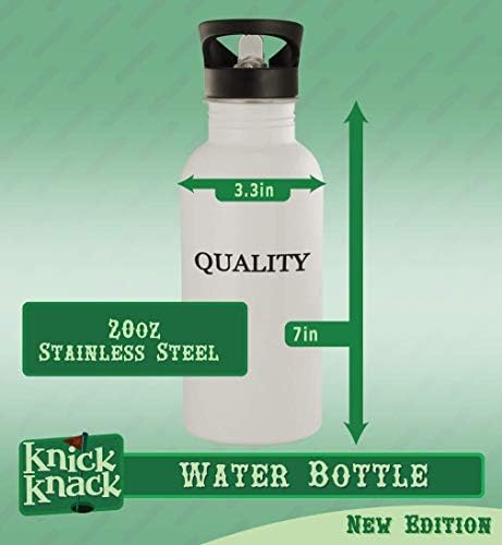 מתנות Knick Knack sultrinity - בקבוק מים מפלדת אל חלד 20oz, כסף