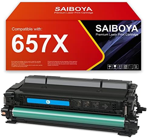 Saiboya יוצר מחדש 657x CF473X טונר החלפת מחסנית טונר לסדרת לייזר לייזר צבעוני HP MFP M681 M682 סדרה.