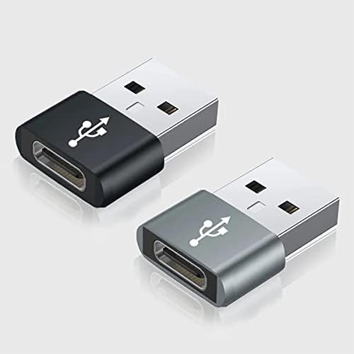 USB-C נקבה ל- USB מתאם מהיר זכר התואם למושב ליאון 2020 למטען, סנכרון, מכשירי OTG כמו מקלדת, עכבר, רוכסן, GAMEPAD,