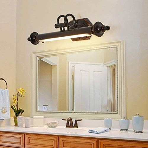 מנורה של SJYDQ גיל - אמנות קלה ביתי זרועות ברזל קדמי אור ארון אמבטיה אמבטיה ארון שירותים