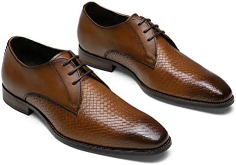 ג ' וסן גברים של שמלת נעלי עור פורמליות עסקים אוקספורד דרבי נעלי מבטא אירי כנף רטרו שמלת נעליים לגברים