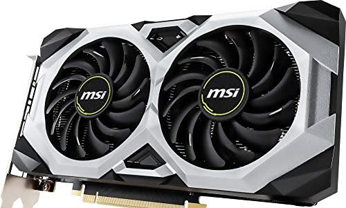 MSI Gaming Geforce RTX 2060 6GB GDRR6 192-BIT HDMI/DP 1710 MHz Boost Clock Rate Tracting Architecture VR Cardic