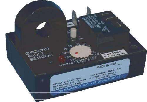 CR Magnetics CR7310-LL-24D-660-A-CD-NPN-I ממסר חיישן תקלות קרקע עם טרנזיסטור NPN Optoisolated