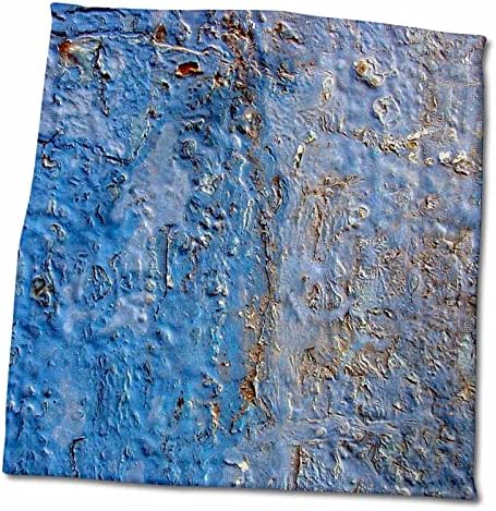 3drose פלורן - מרקמים III - תמונה של צבע כחול קילוף - מגבות