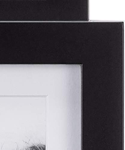 עיצובים בינלאומיים של מלדן 8306-40 מסגרת תמונה קולאז ', אפשרות 4, 2-4x6 ו- 2-5x7, שחור