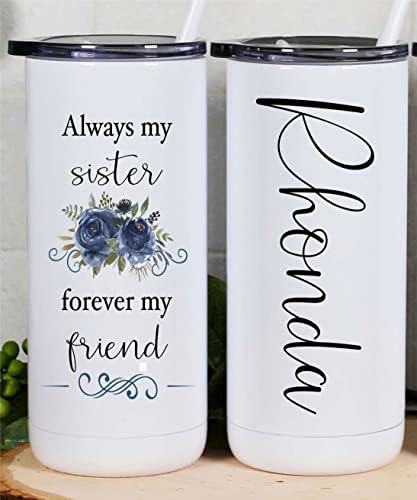 Avito Avito Enstry Tumbler - אחות מתנות מאחות - מתנות ליום הולדת אחות - טיול אחות - 16 עוז כוס עם