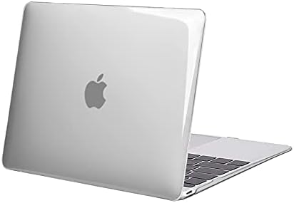 Mosiso מפלסטיק פגזים קשיחים מכסה תואם ל- MacBook 12 אינץ 'עם תצוגת רשתית, Crystal Clear