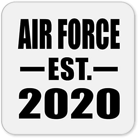 תכנון של חיל האוויר הוקם EST. 2020, רכבת שתייה מחצלת לנגב את הפקק ללא החלקה ללא החלקה, מתנות ליום