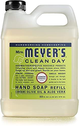 סבון ידיים נוזלי של גברת מאייר לבנדר ולימון ורבנה, מילוי 33 אונקיות