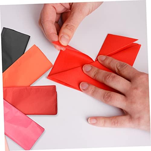 Didiseaon 100 pcs דק אוריגמי ערכות DIY צעצוע סט סדינים סט סדינים סט נייר יצירתיות יצירתיות אוריגמי