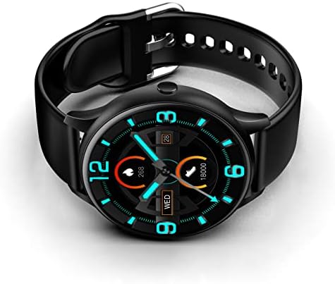 שעונים חכמים של ספורט עבור נשים, כושר חכם שעון עמיד למים, שעון גשש פעילות Bluetooth עם מדחום/קצב לב/לחץ דם/SPO2/Monitor