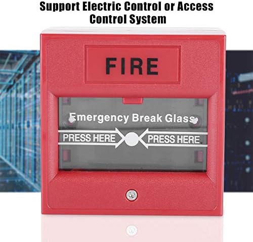 כפתור אזעקת חירום, כפתור שחרור יציאת חירום של אש חירום, חומרים חסרי אש, לבקרה חשמלית או מערכת בקרת גישה