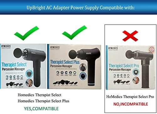 Upbright 12.8V מתאם AC תואם למטפל Homedic