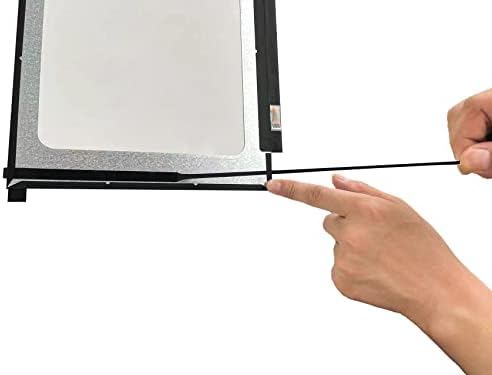 שחור למשוך לשונית למתוח קלטת עבור מחשב נייד מחשב נייד מסך החלפת פנל עם ידית, חבילה של 5