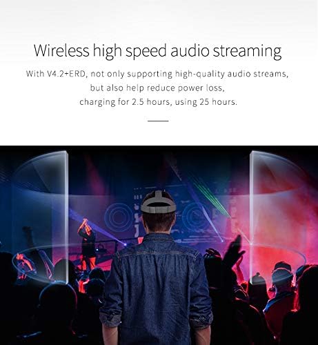 אוזניות לונגלו תואמות לאייפון וטלפון אנדרואיד, משקפי מציאות מדומה 3 עם אוזניות בלוטות ' אלחוטיות