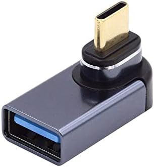 xiwai 10 ג'יגה -ביט לשנייה 90 מעלות זווית זוויתית נמוכה מסוג C זכר ל- USB3.0 נשי OTG נתונים