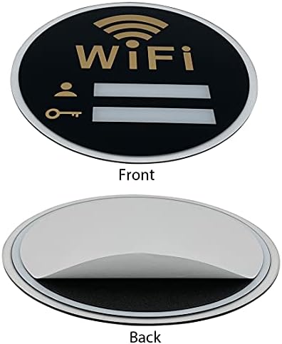 סיסמת WiFi סיסמת WiFi דבק אקרילי אינטרנט סיסמא של חתום על מקל עצמי על הקיר או על הדלת