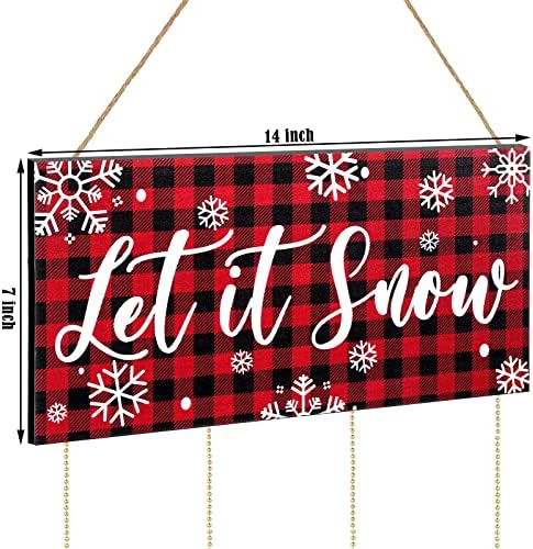 מחזיק כרטיסי חג המולד תן לזה קיר שלג תלוי מחזיקי תמונות עם 24 קטעי עץ של פתית שלג מחזיק תמונה לקיר מחזיק