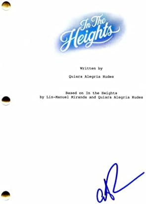 אנתוני ראמוס חתם על חתימה בתסריט הסרטים המלא של הייטס - נוצר על ידי לין מנואל מירנדה, המילטון סטאר