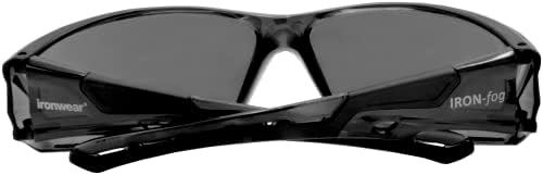 בגדי ברזל 3085 משקפי בטיחות אנטי ערפל ANSI Z87 תואם את הגנת ה- UVA ו- UVB