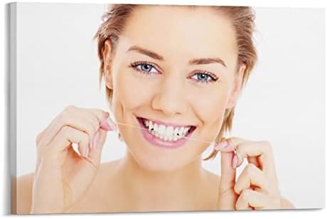 פוסטר קיר משרד שיניים למילוי שיניים עששת שיניים שיקום שיניים קישוט קיר קיר כרז