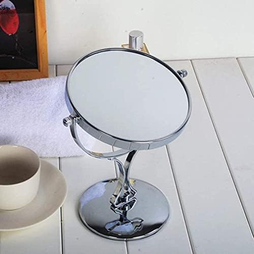 מראה איפור מראה איפור קטן, שולחן עבודה הגדלה פי 3 מראה יופי מראה קוסמטית דו צדדית 360 מראה איפור בחדר אמבטיה