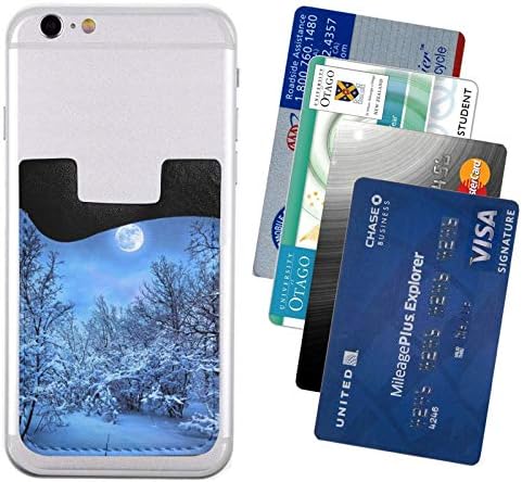 3M דבק דבק ארנק כרטיס אשראי ארנק שלג יער יער יער טלפון נרתיק כיס שרוול