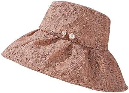 גבירותיי ראש שמש כובע תחרה ספורט נשים קיץ כובע חיצוני גדול לא אביזרי לנשים קמפינג ראש גדול מגן כובע