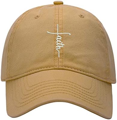 בייסבול כובע גברים צלב אמונה רקום שטף כותנה אבא כובע בייסבול כובעים