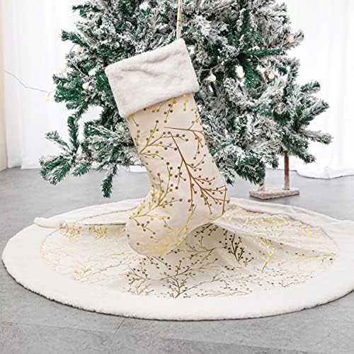 חצאית טודמומיה, סינר בסיס חג המולד קישוטים רכים מקורה קישוט דפוס זהב סמי
