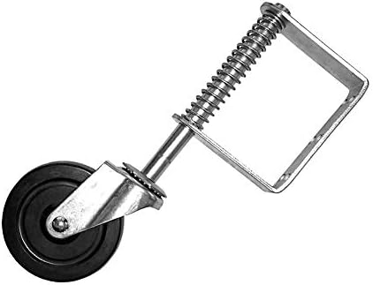 גלגל שער גומי מעמיס על קפיץ גלגל סיבוב קפיץ גלגל דלת אוניברסלי גלגל 4 אינץ 'שחור