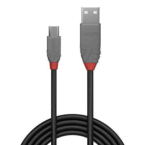 Lindy USB 2.0 מסוג A/סוג B כבל מיקרו, אנטרלין, שחור, 0.2 מ '