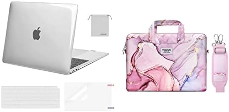 Mosiso תואם ל- MacBook Air 13 אינץ 'מארז 2022, 2021-2018 A2337 M1 A2179 A1932, מעטפת קשיחה מפלסטיק ומקלדת מקלדת