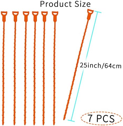 7 חבילה שיער ניקוז לסתום ניקוי כלי, 25 אינץ רב שן לכיפוף ניקוז שיער מסיר לסתום כלי, כלוםאם מקדחות