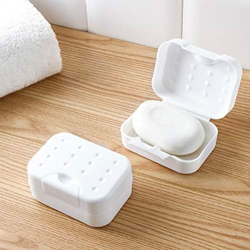 מנות סבון סבון קאבילוק 2 יחידות סבון פלסטיק קופסת סבון אטום מים אטם סבון מיכל סבון סבון אמבטיה מחזיק סבון