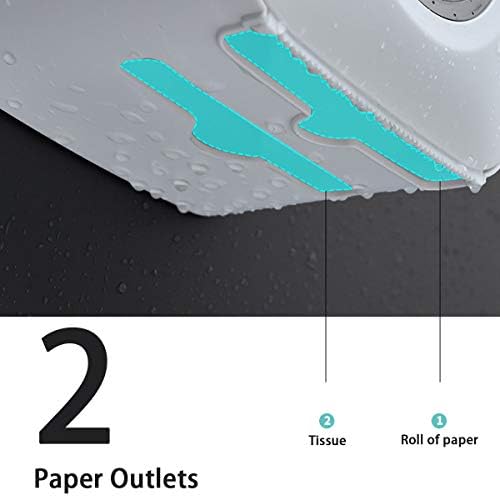 קיר Doubao רכוב לחץ על פתיחת קופסאות מגבת נייר עמיד למים נייר מגבות מגבות לנייר רב -גוונים קופסת אחסון