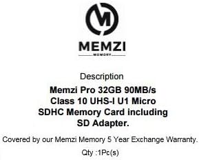 ממזי פרו 32 ג 'יגה-בייט 10 90 מגה-בייט/שניות כרטיס זיכרון מיקרו-דיסק עם מתאם מיקרו-אס-בי וקורא מיקרו-אס-בי