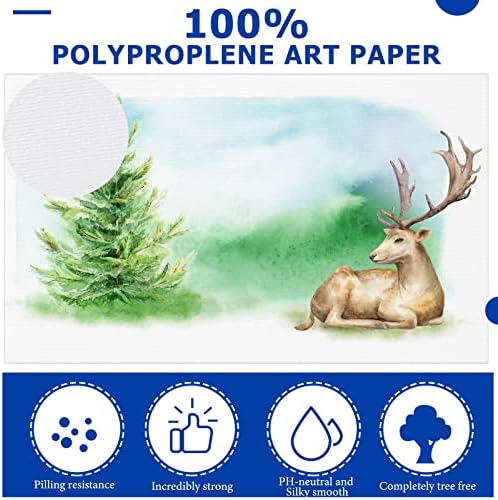 500 גיליונות בצבעי מים נייר לבן אמנות נייר 90 ליברות מים צבע נייר עבור אמנים צבע נייר בתפזורת