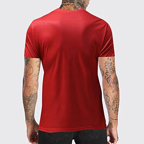 חולצות טריקו של שרוול קצר של Ubst Mens קיץ, רחוב 3D ג'נטלמן שריר מודפס אופנה טשט