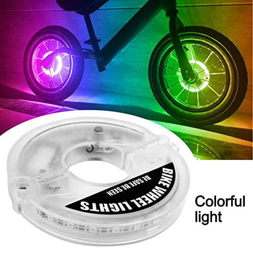 אורות גלגל אופניים נטענים - אורות צמיגי אופניים LED, ילדים בטיחותיים מבוגרים אביזרי רכזת אופניים לבנים גברים