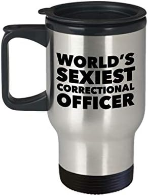 הקצין הסקסי ביותר של הוליווד וחוט העולמי ספל נסיעות ספל מפלדת אל חלד כוס קפה מבודדת