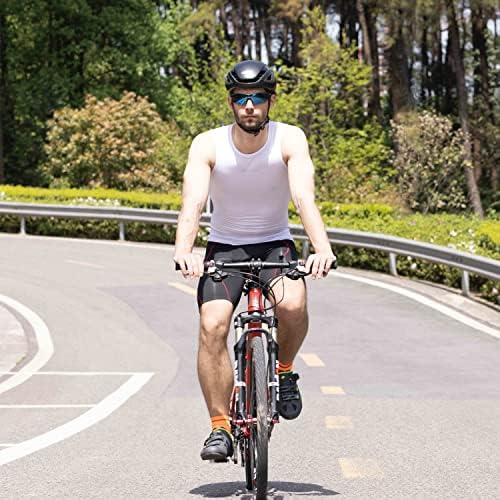 תחתוני רכיבה על אופניים לגברים 4D מרופדים מכנסי אופניים אופניים אופניים אופניים מונחים מכנסיים