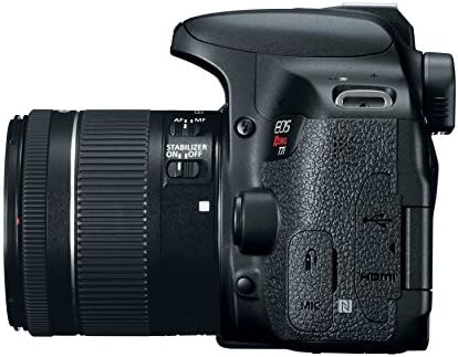 Canon EOS Rebel T7i DSLR מצלמה עם עדשת 18-55 ממ - שחור