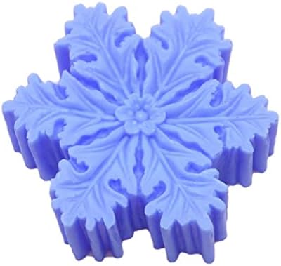 Bybycd תבניות סיליקון שלג שלג תבניות נרות 3D תבניות סבון בעבודת יד DIY ארומתרפיה ארומתרפיה נר לקישוט עובש שוקולד