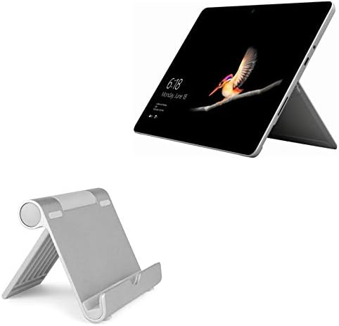 עמדת גלי תיבה ותואמת תואם ל- Microsoft Surface Go - versaview אלומיניום מעמד, נייד, עמדת צפייה מרובה זווית עבור