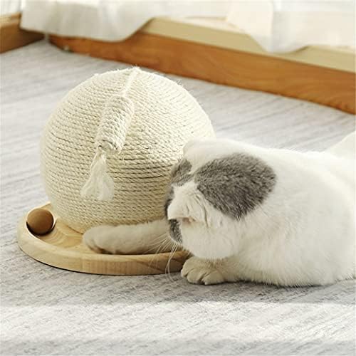 ללבוש עמיד ארוג סיסל חתולי שריטה קקטוס כדור עץ בסיס לחיות מחמד אינטראקטיבי צעצוע גרוד מצחיק גרדן אספקת