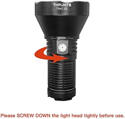 Thrunite TN42 V2 SBT90.2 LED Searchlight, 1860 מטר / 2034 חצר מרחק קרן לזרוק ארוך, USB C נטען חיפוש זרקור, 4848