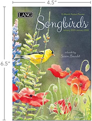 Lang Songbirds ™ 2023 מתכנן כיס חודשי