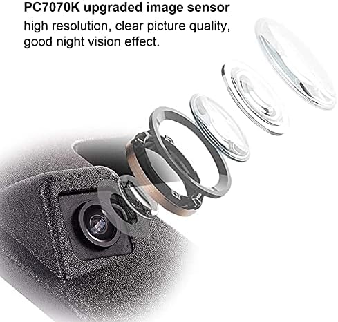 Fydun Tailgate ידית מצלמת גיבוי ראיית לילה IP68 מצלמה הפוכה אטומה למים עבור Silverado 2007-2013